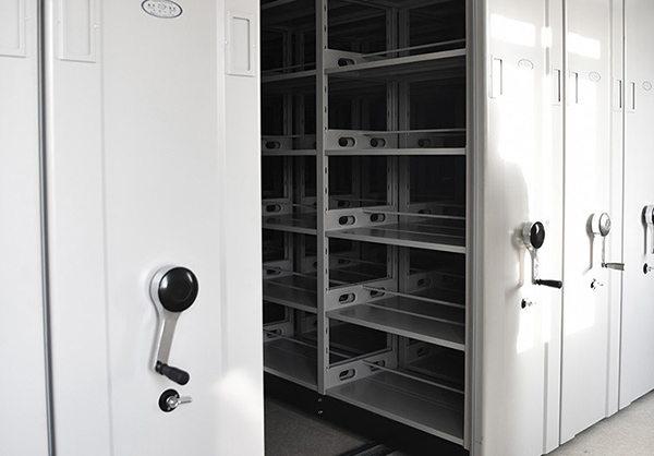 海發密集架案例，雙立柱密集架、底圖密集架、密集柜專業提供