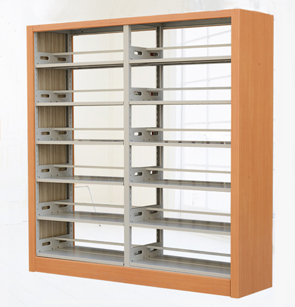 海發(fā)鋼木書架，鋼制書架，圖書館書架