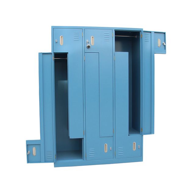 海發Z型六門更衣柜 深圳海發辦公家具