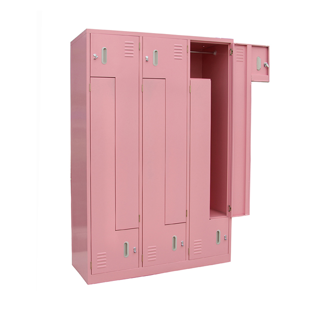 海發異型六門更衣柜 深圳海發辦公家具