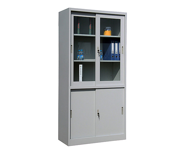 海發(fā)鋼制柜與貨架產(chǎn)品案例:深圳職業(yè)技術(shù)學(xué)院體育館 鐵皮文件柜